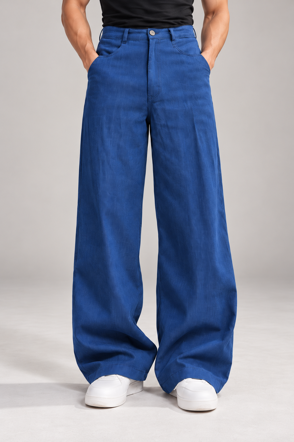 Thumbnail 5 of Classic Indigo Drape Jeans